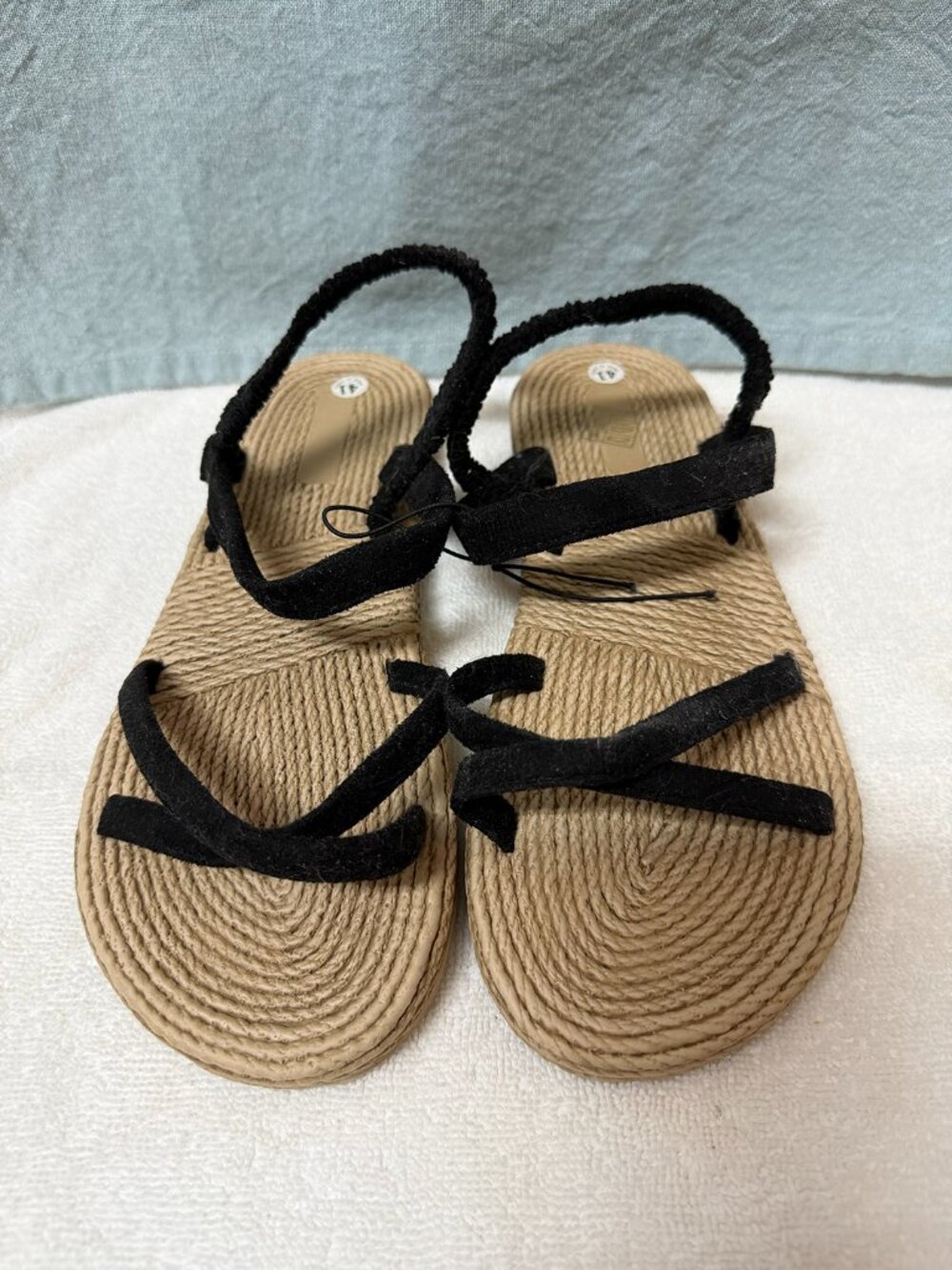 Criss Cross Faux Suede Slingback Sandals